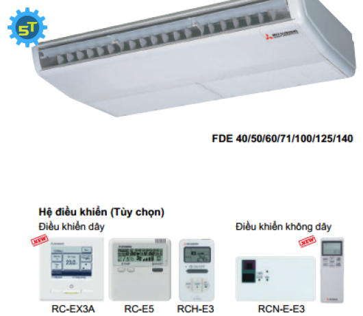 Máy lạnh áp trần Mitsubishi Heavy FDE140VG/FDC140VSA (6.0 Hp, Inverter, Gas R410A) 