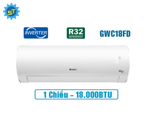 Máy Lạnh Treo Tường Gree GWC18FD-K6D9A1W (2.0 HP, Inverter, Gas R32) 5.00trên 5 dựa trên 9đánh giá (Xem 9 đánh giá) 